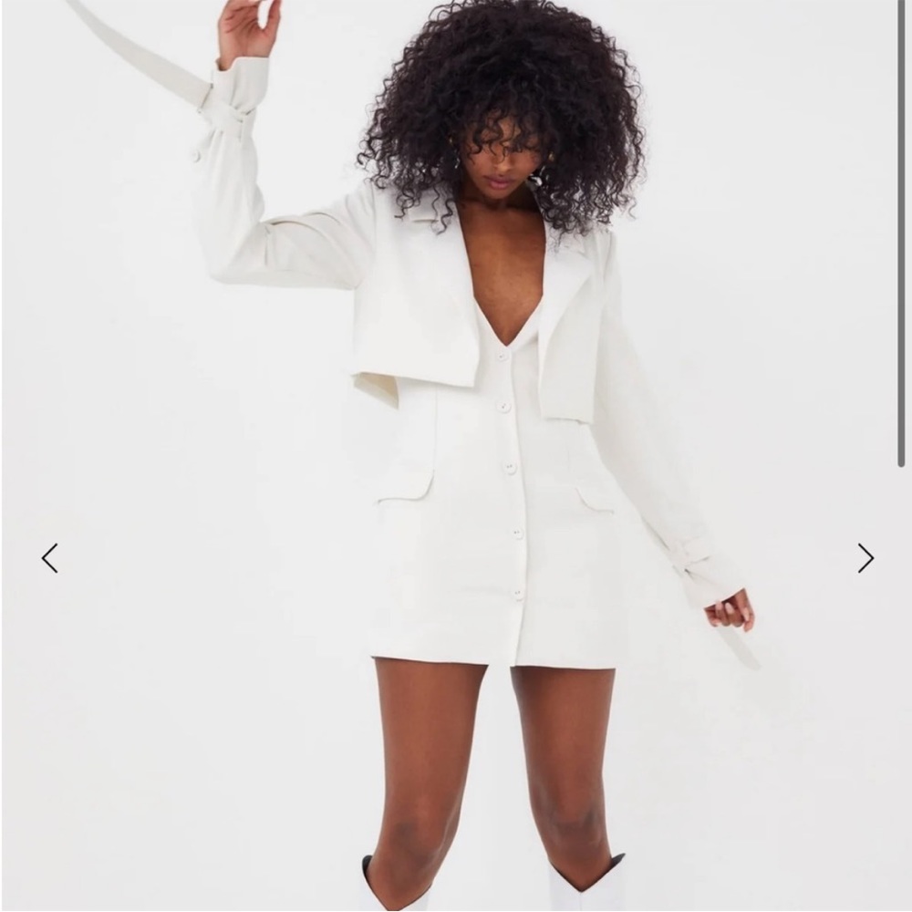 For Love And Lemons White Mini Dress